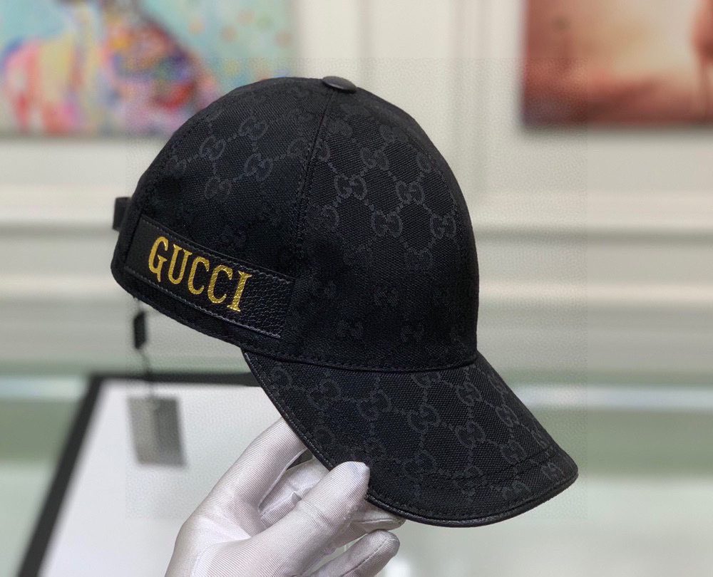 Gucci GG Baseball Hat Black GG Hat