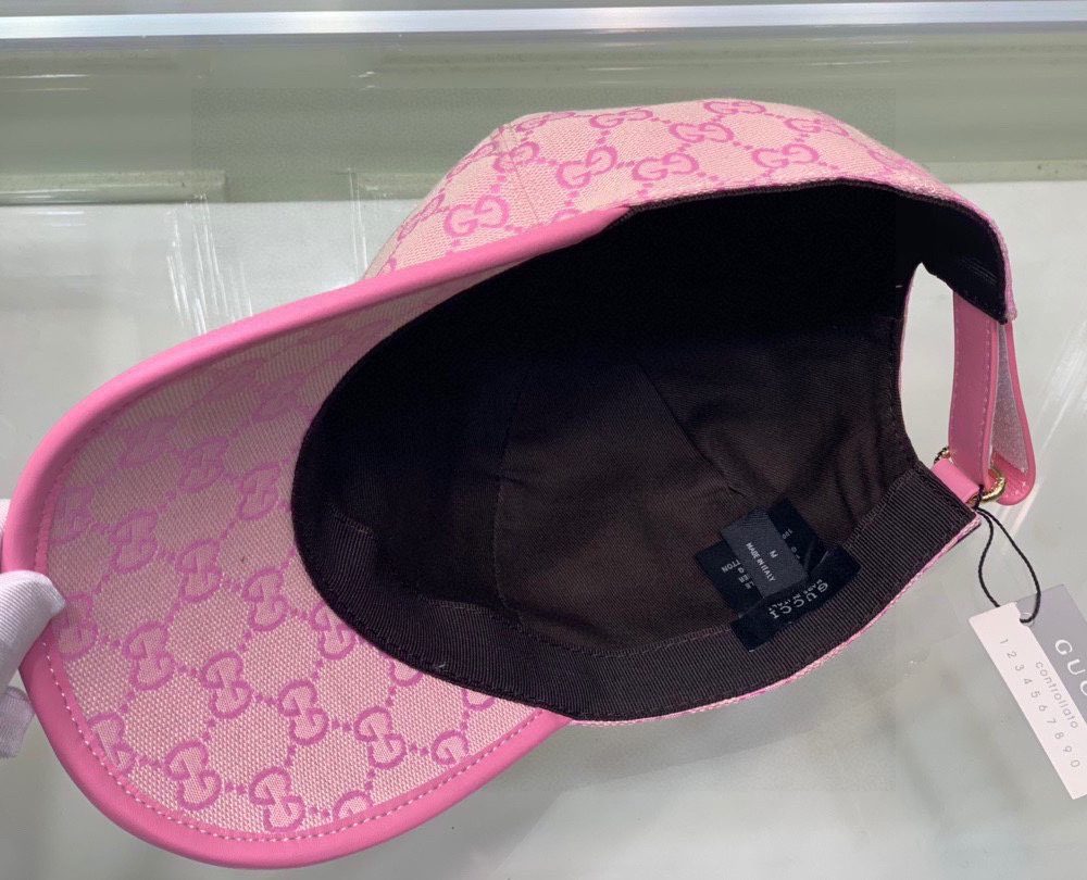 Gucci GG Baseball Hat Pink GG Hat