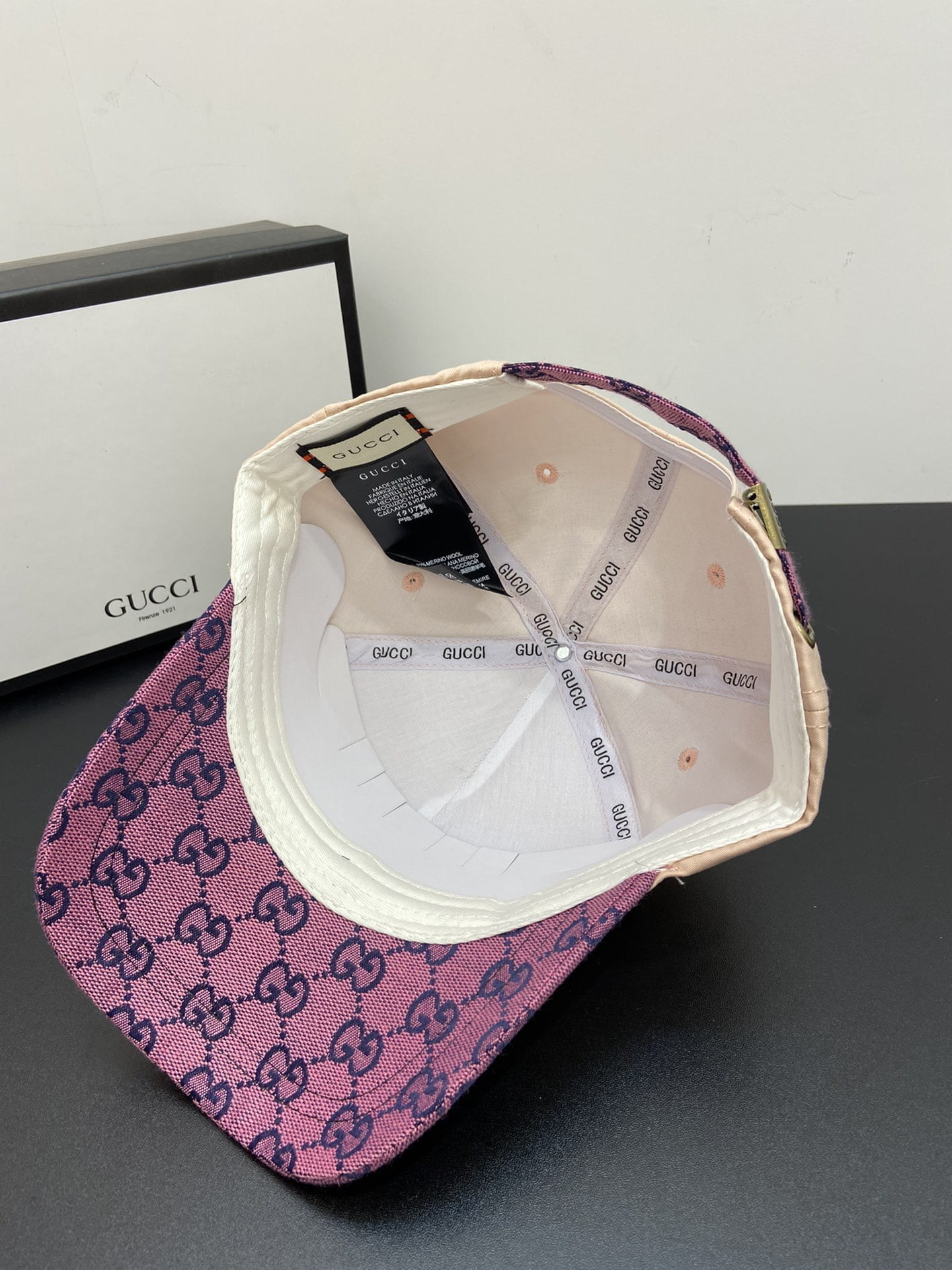 Gucci GG Baseball Hat White GG Hat - Image 2