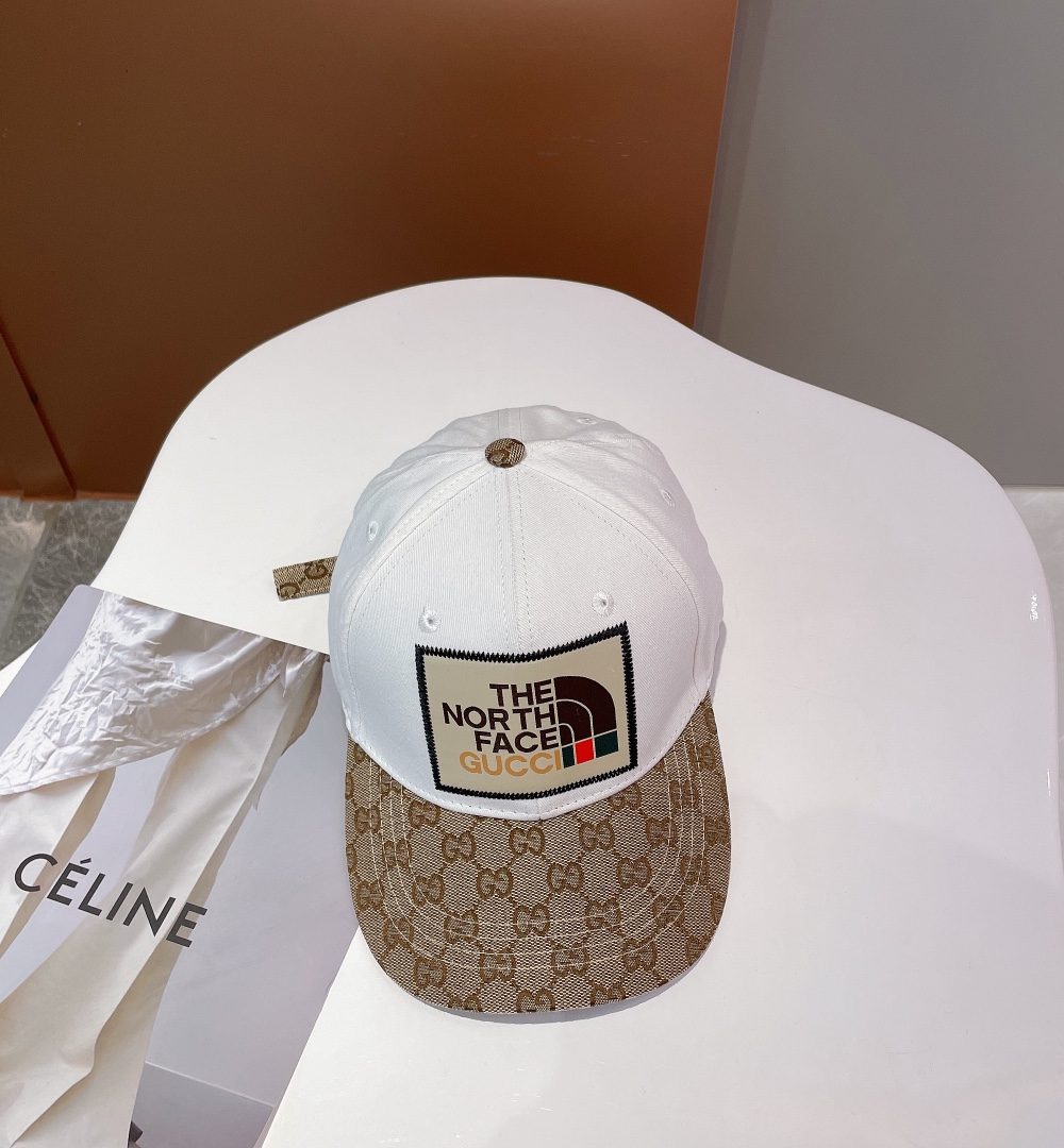 Gucci GG Baseball Hat White GG Hat