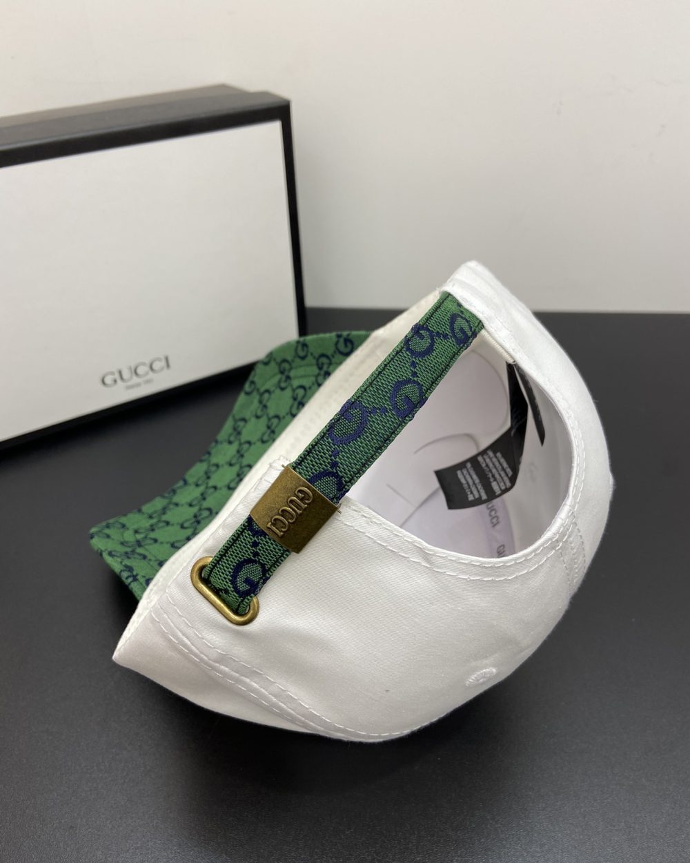 Gucci GG Baseball Hat White GG Hat
