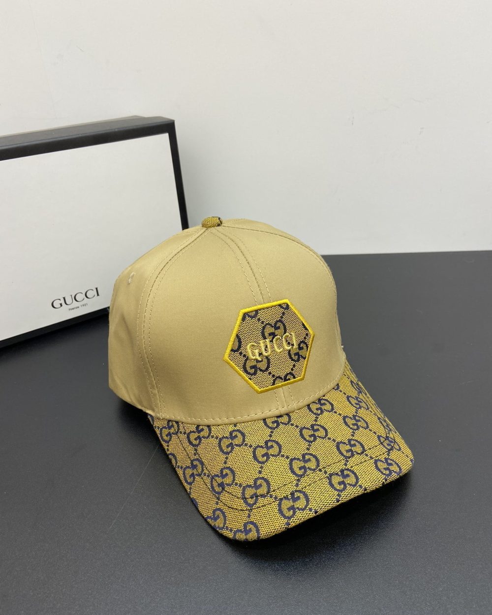 Gucci GG Baseball Hat Yellow GG Hat