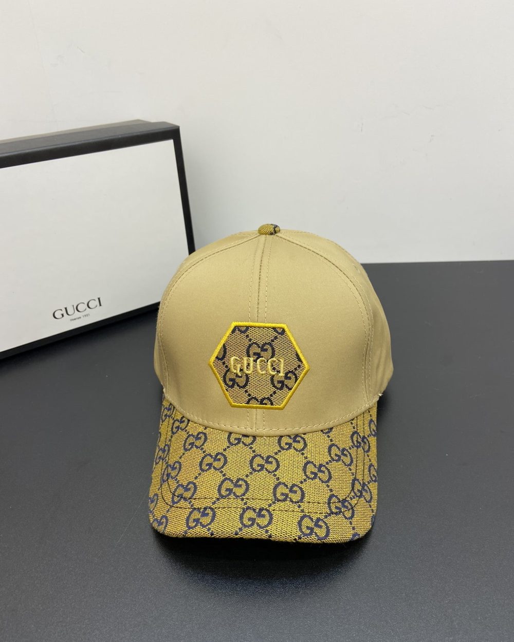 Gucci GG Baseball Hat Yellow GG Hat