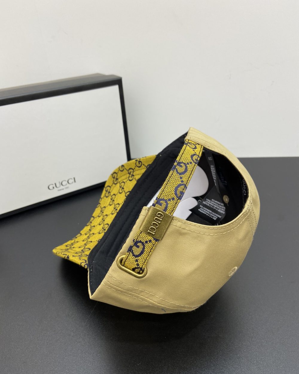 Gucci GG Baseball Hat Yellow GG Hat