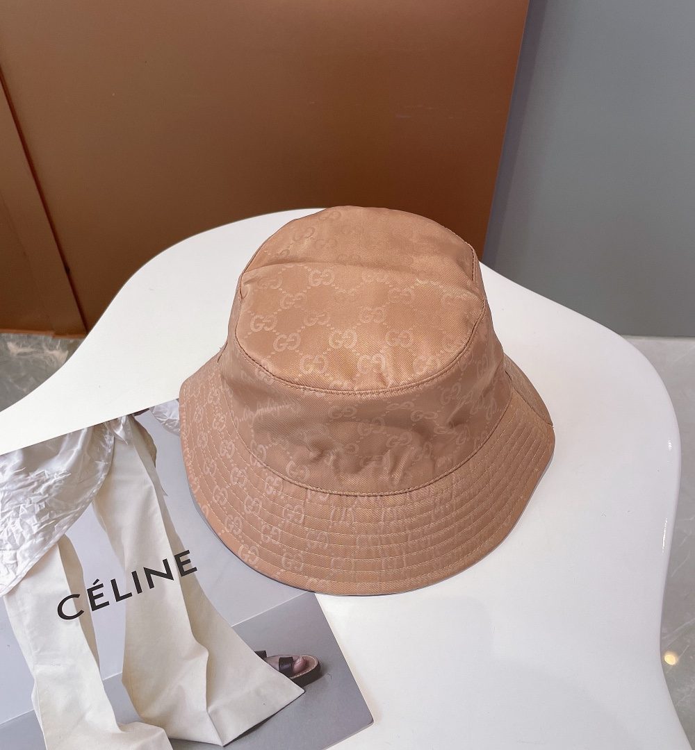 Gucci GG Bucket Hat Beige GG Hat