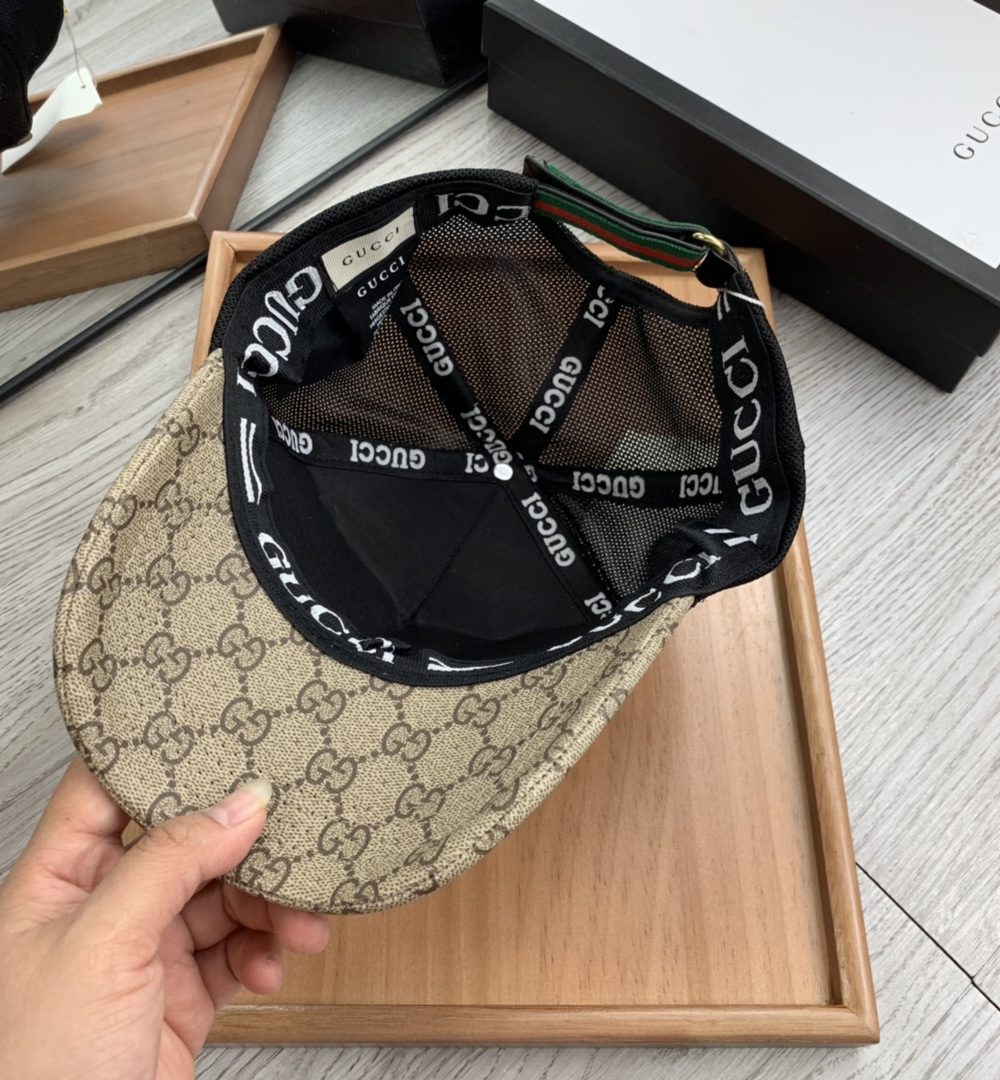 Gucci GG Canvas Baseball Cap Beige