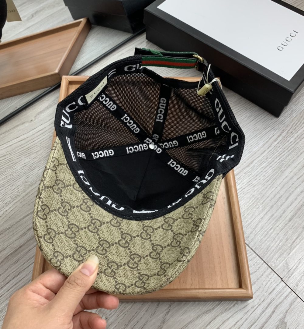 Gucci GG Canvas Baseball Cap Beige