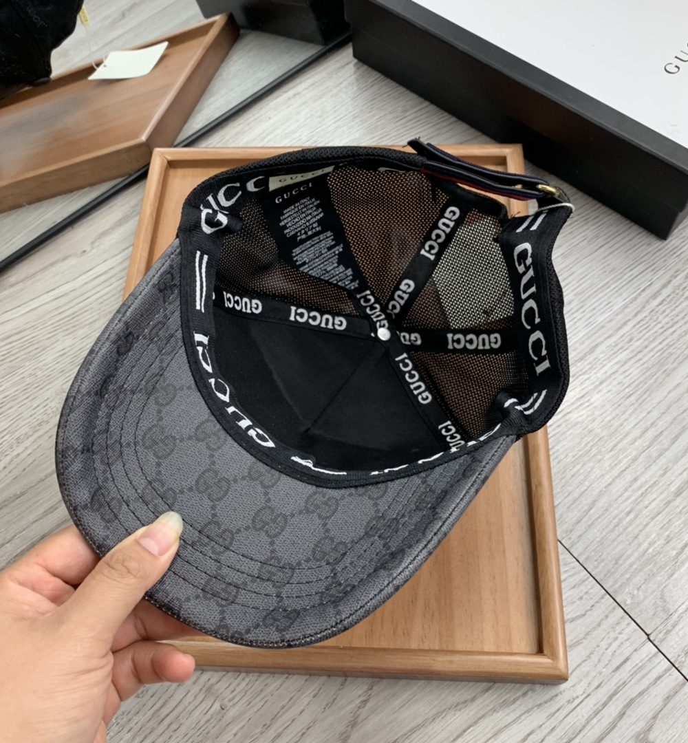 Gucci GG Canvas Baseball Cap Black