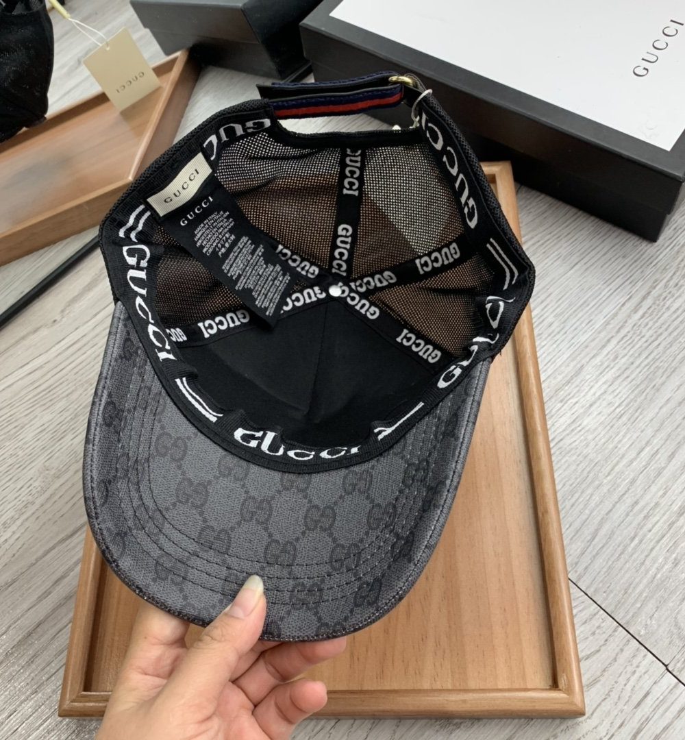 Gucci GG Canvas Baseball Cap Black
