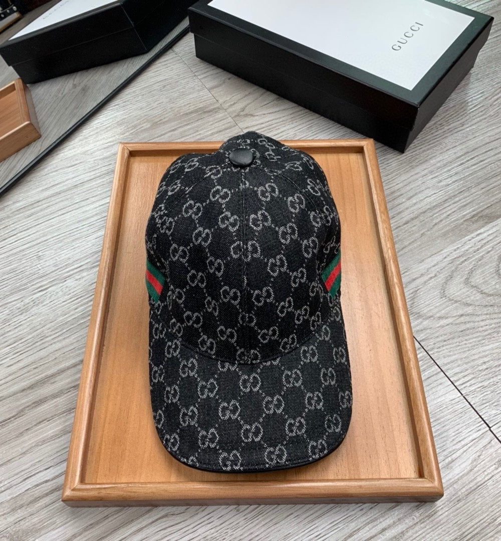 Gucci GG Canvas Baseball Cap Black