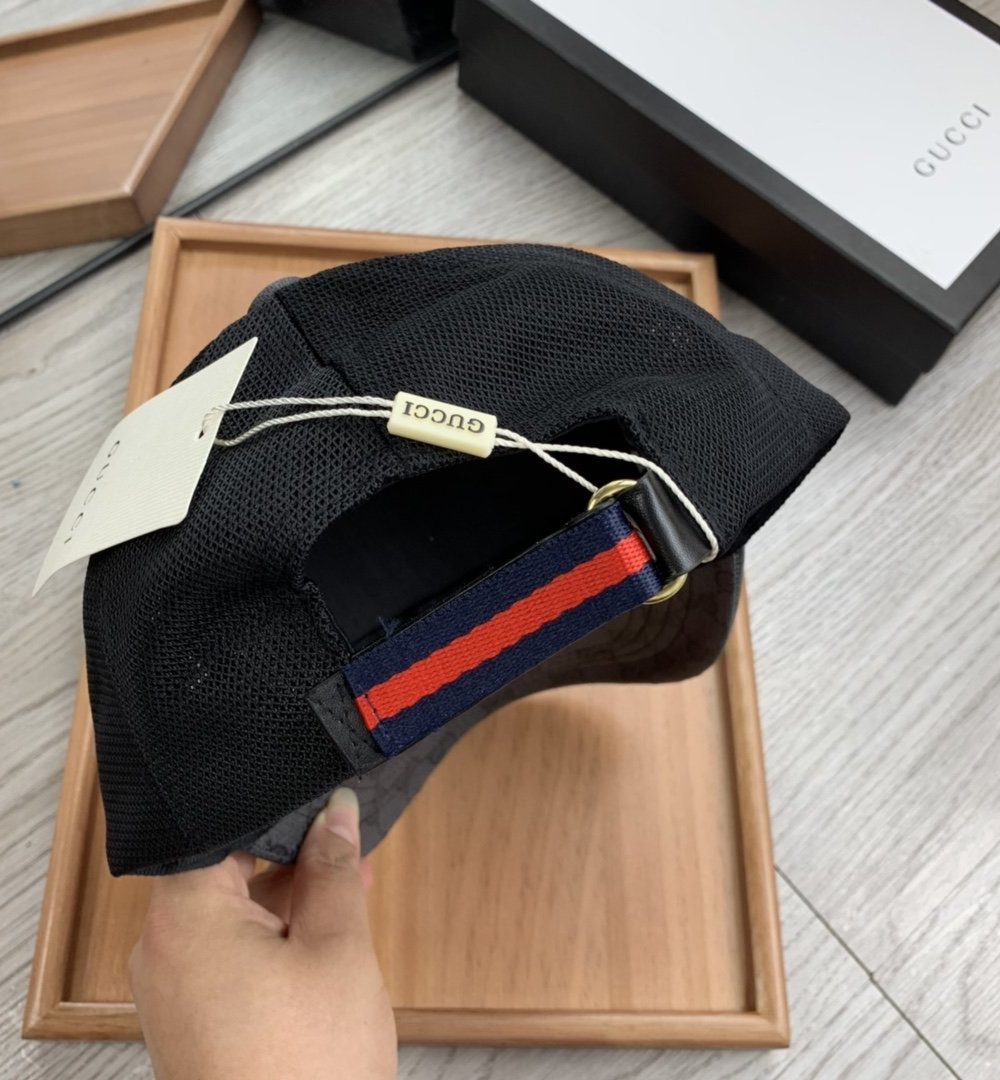 Gucci GG Canvas Baseball Cap Black