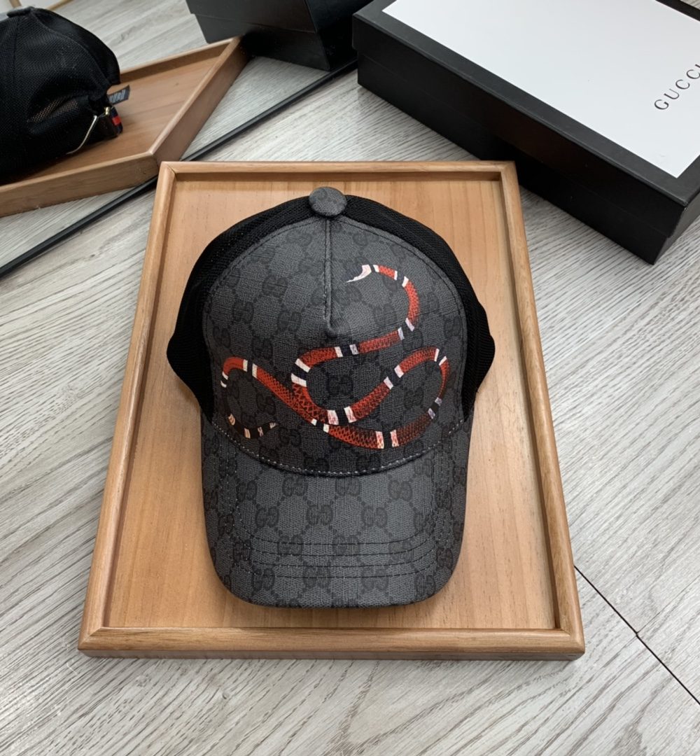 Gucci GG Canvas Baseball Cap Black