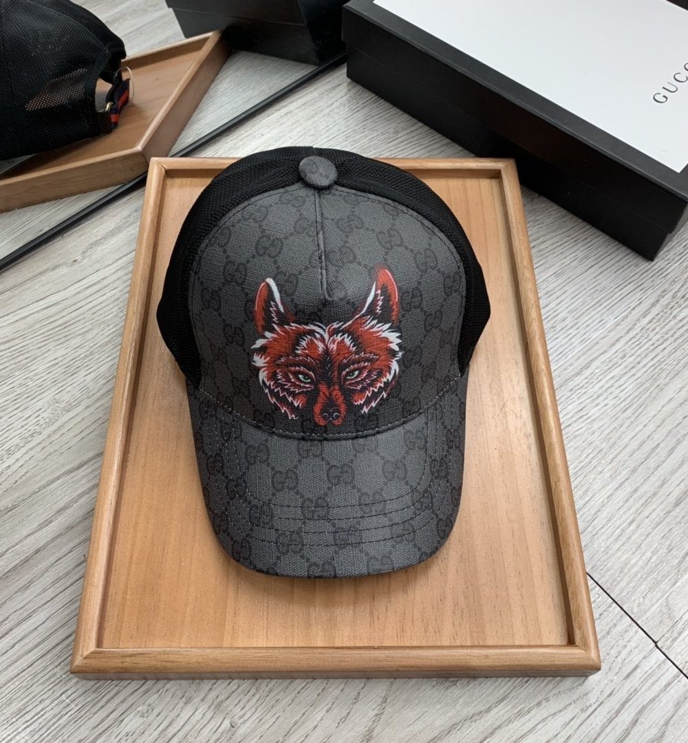 Gucci GG Canvas Baseball Cap Black