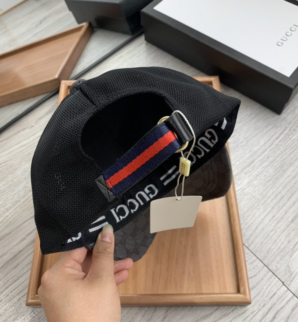 Gucci GG Canvas Baseball Cap Black