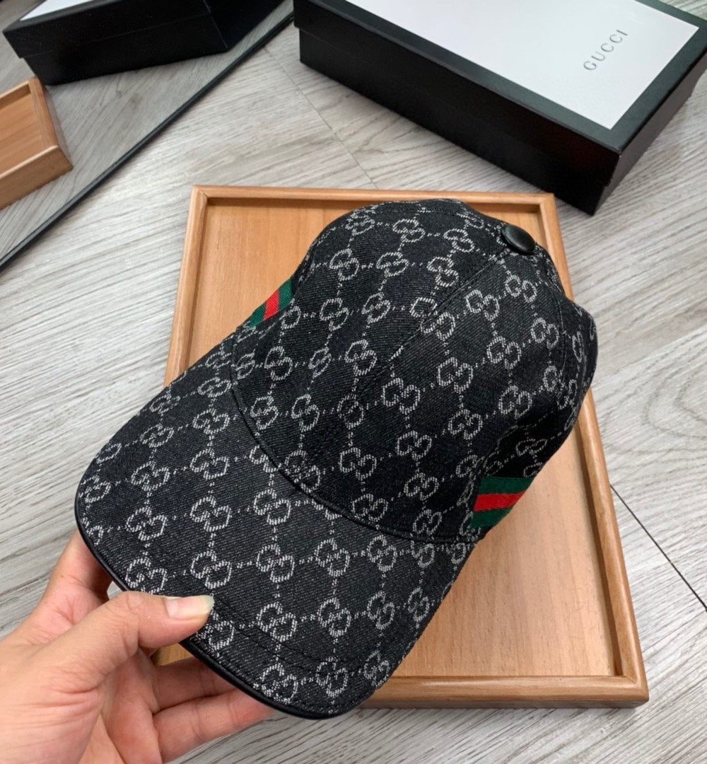 Gucci GG Canvas Baseball Cap Black