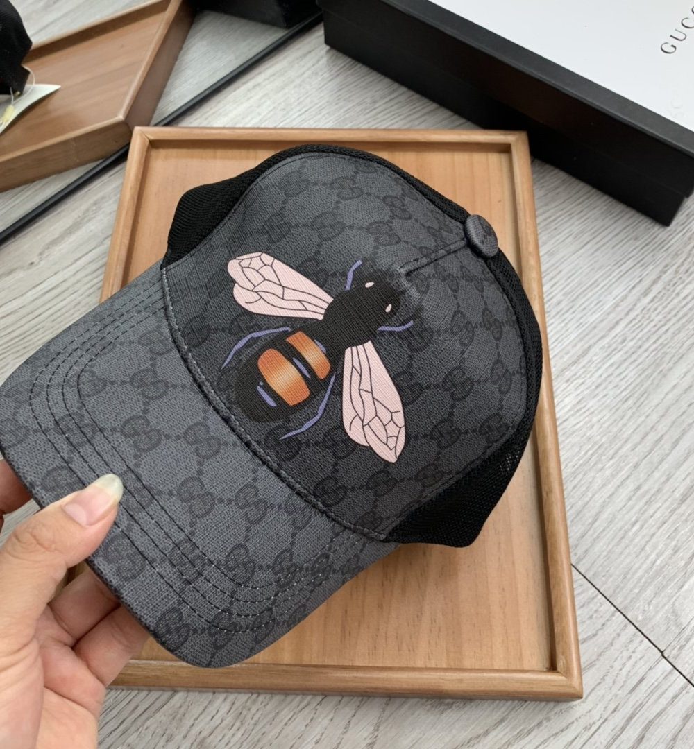 Gucci GG Canvas Baseball Cap Black