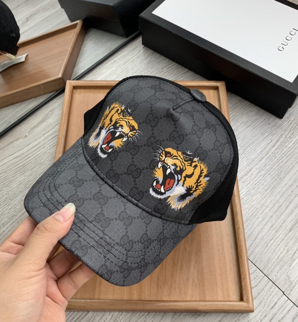 Gucci GG Canvas Baseball Cap Black