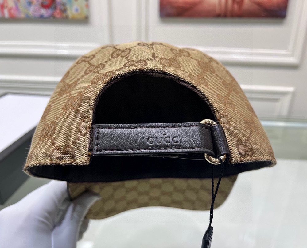 Gucci GG Canvas Baseball Cap Brown