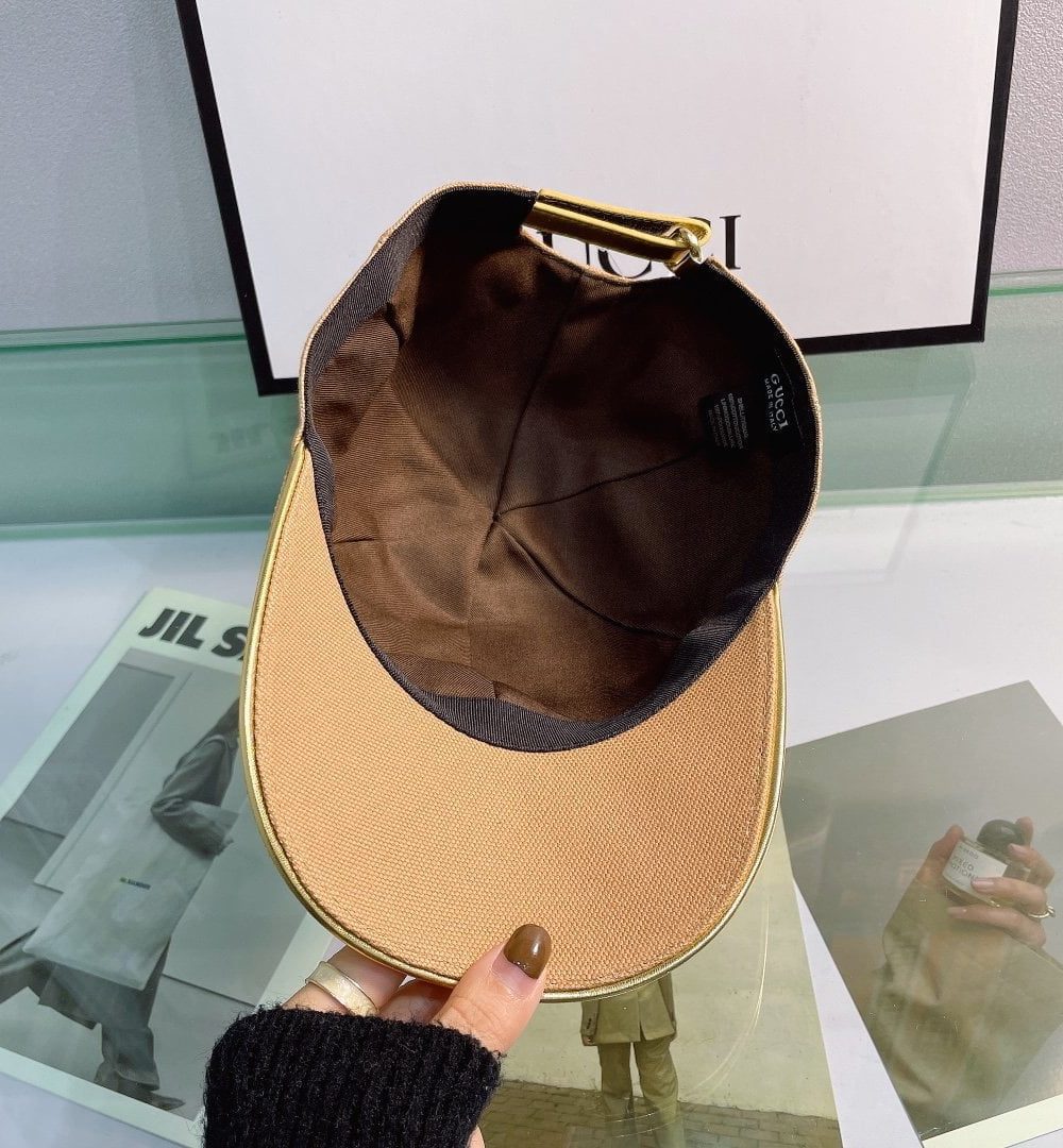 Gucci GG Canvas Baseball Cap Brown