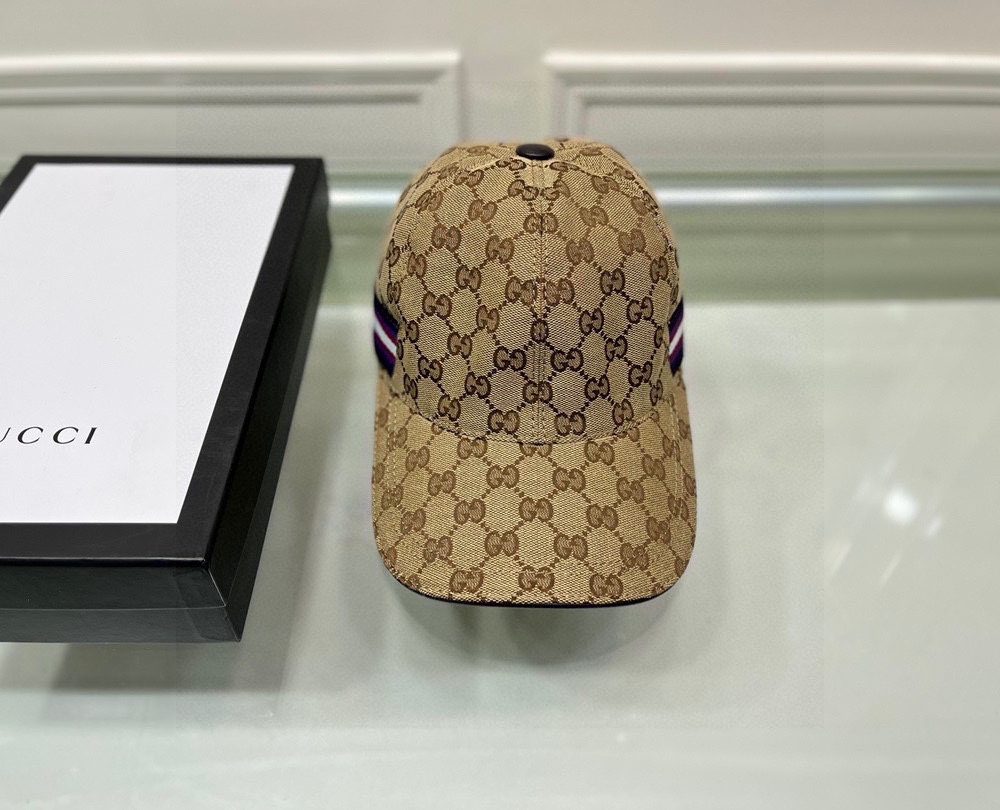 Gucci GG Canvas Baseball Cap Brown