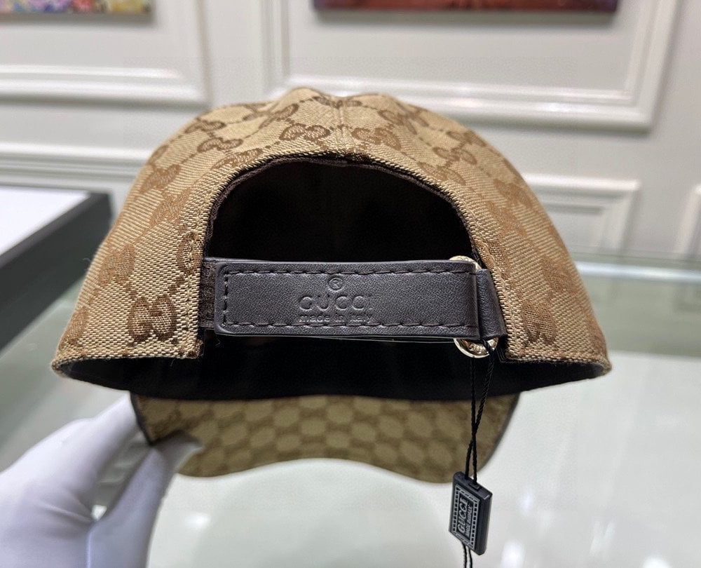 Gucci GG Canvas Baseball Cap Brown