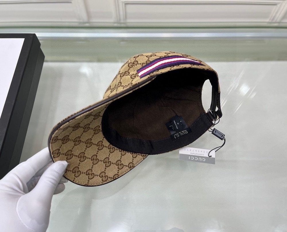 Gucci GG Canvas Baseball Cap Brown