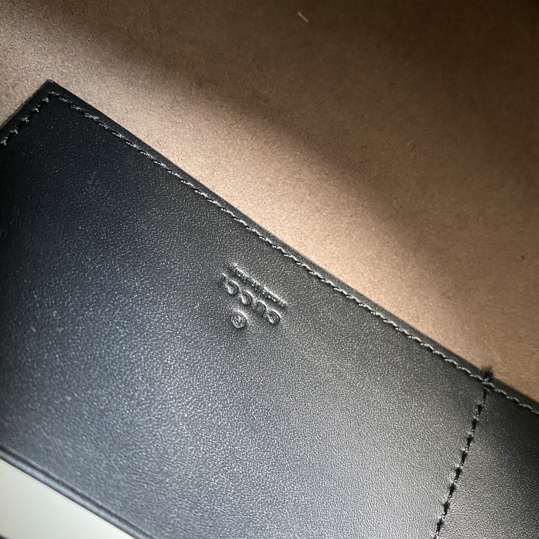 1:1 Replica Gucci GG Embossed Pouch Black GG Embossed For Men 12in/30cm GG - Image 7
