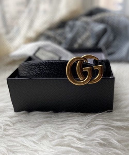 1:1 Replica Gucci GG Marmont Reversible Belt Black Reverses To Brown For Women, Women Belt 627055 CAO2T 8170