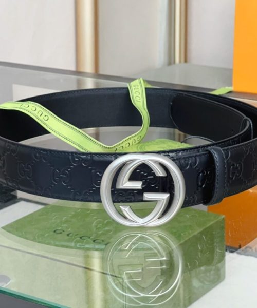 1:1 Replica Gucci GG Marmont Reversible Belt Black, Women Belt