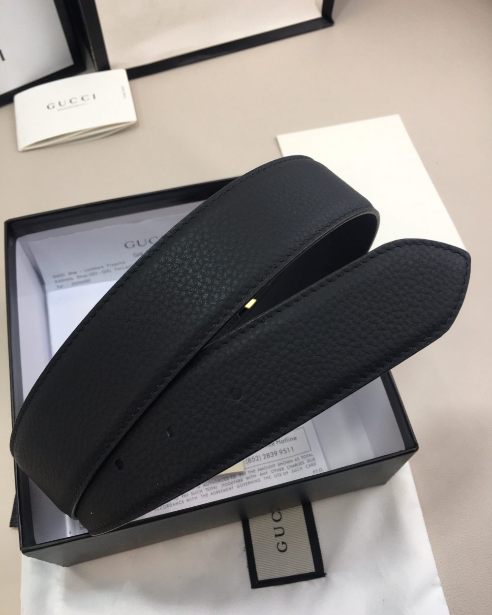 1:1 Replica Gucci GG Marmont Reversible Belt Black, Women Belt