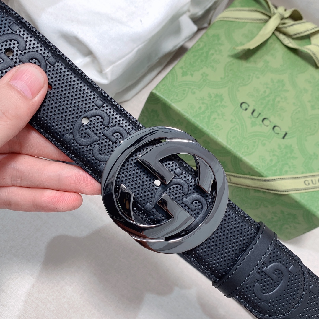 1:1 Replica Gucci GG Marmont Reversible Belt Black, Women Belt - Image 7