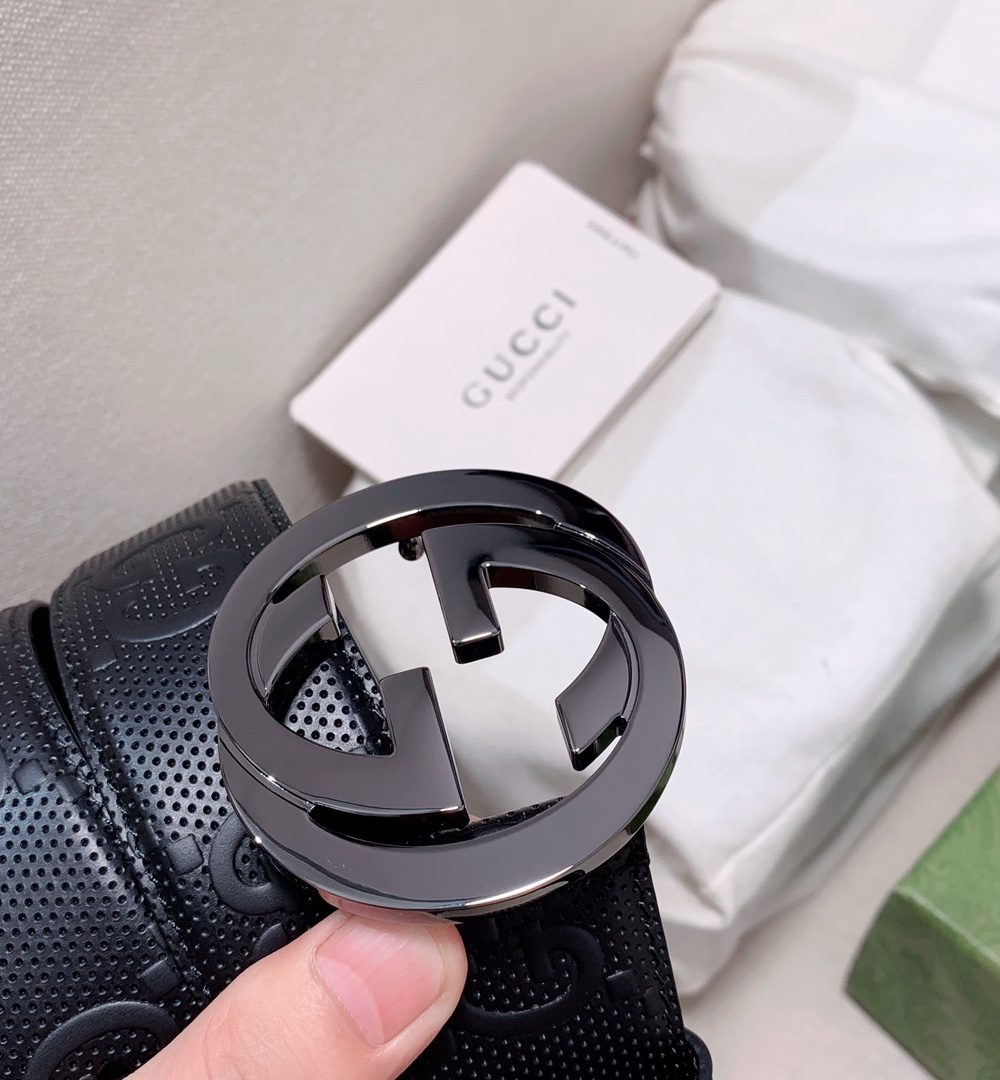 1:1 Replica Gucci GG Marmont Reversible Belt Black, Women Belt