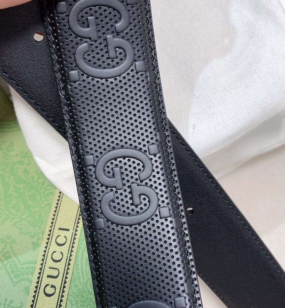 1:1 Replica Gucci GG Marmont Reversible Belt Black, Women Belt