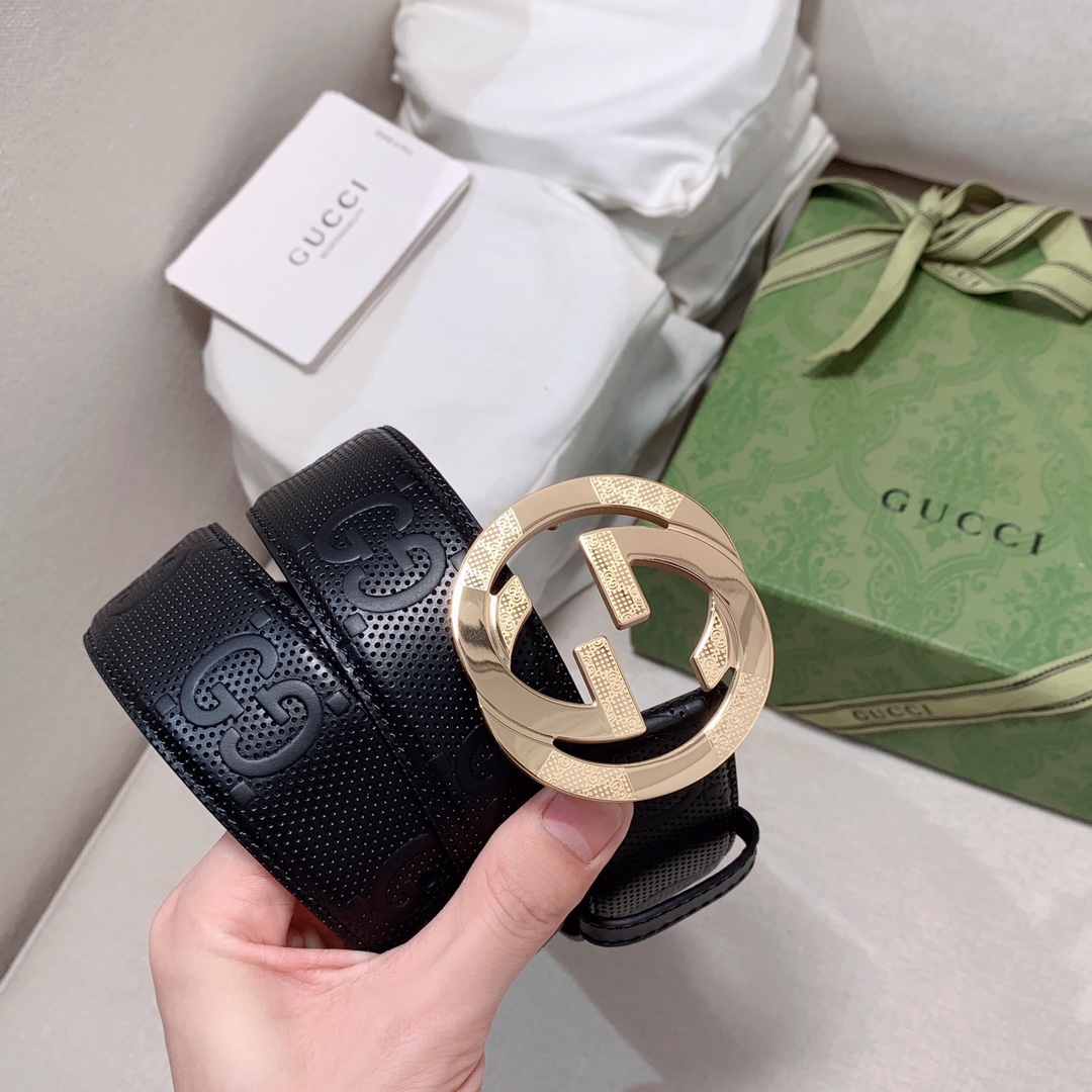1:1 Replica Gucci GG Marmont Reversible Belt Black, Women Belt - Image 6