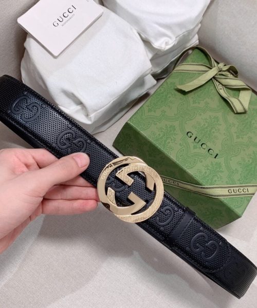 1:1 Replica Gucci GG Marmont Reversible Belt Black, Women Belt