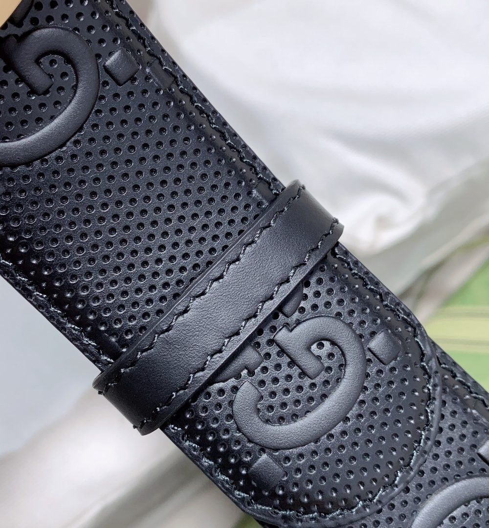 1:1 Replica Gucci GG Marmont Reversible Belt Black, Women Belt