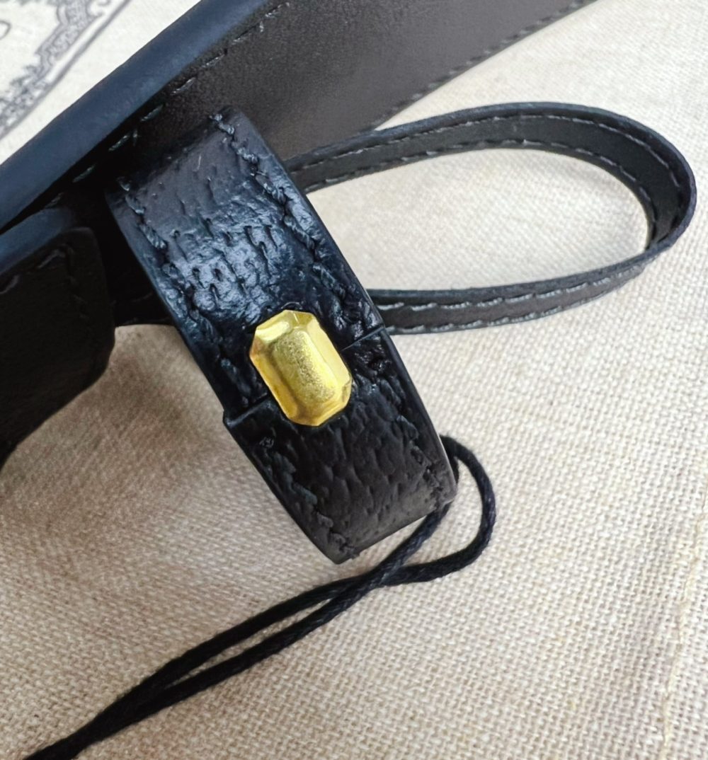 1:1 Replica Gucci GG Marmont Reversible Belt Black, Women Belt