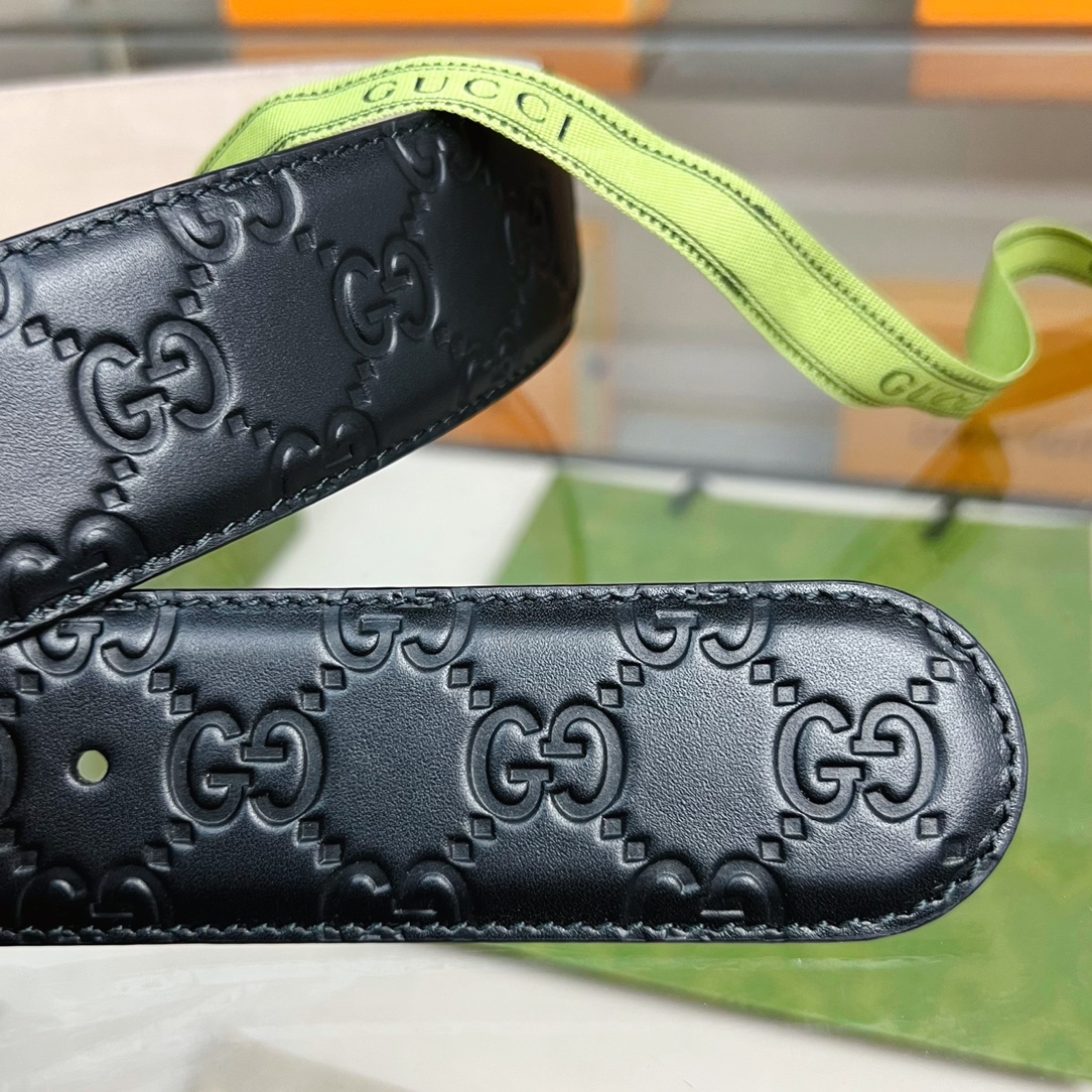 1:1 Replica Gucci GG Marmont Reversible Belt Black, Women Belt - Image 3