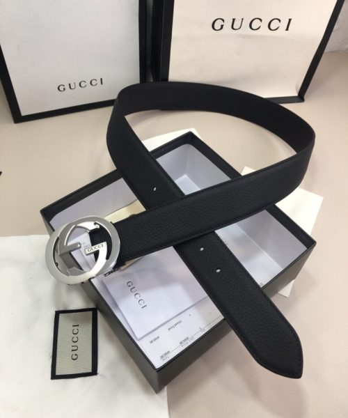 1:1 Replica Gucci GG Marmont Reversible Belt Black, Women Belt