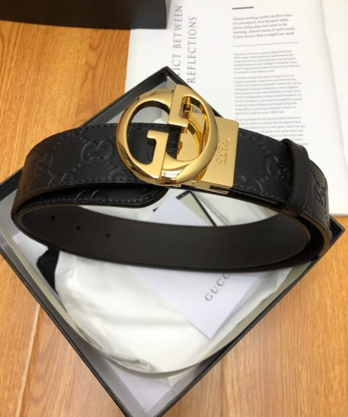 1:1 Replica Gucci GG Marmont Reversible Belt Black, Women Belt