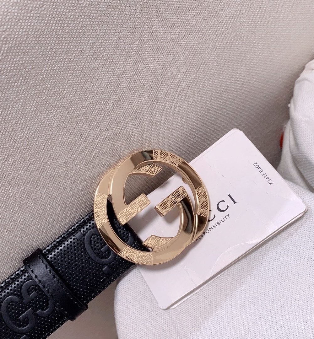 1:1 Replica Gucci GG Marmont Reversible Belt Black, Women Belt