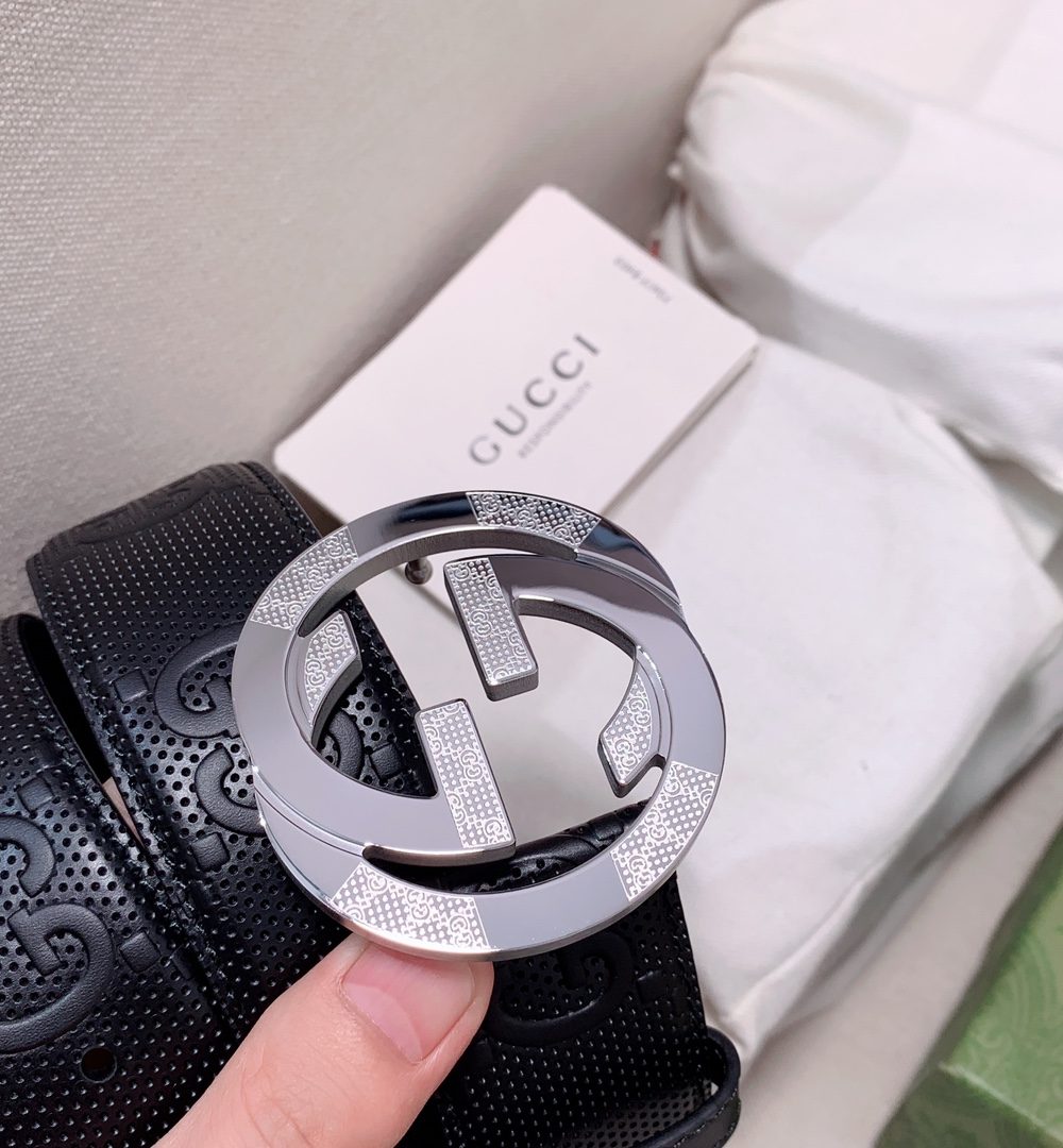 1:1 Replica Gucci GG Marmont Reversible Belt Black, Women Belt