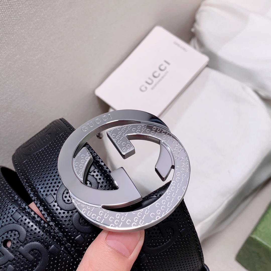 1:1 Replica Gucci GG Marmont Reversible Belt Black, Women Belt - Image 2