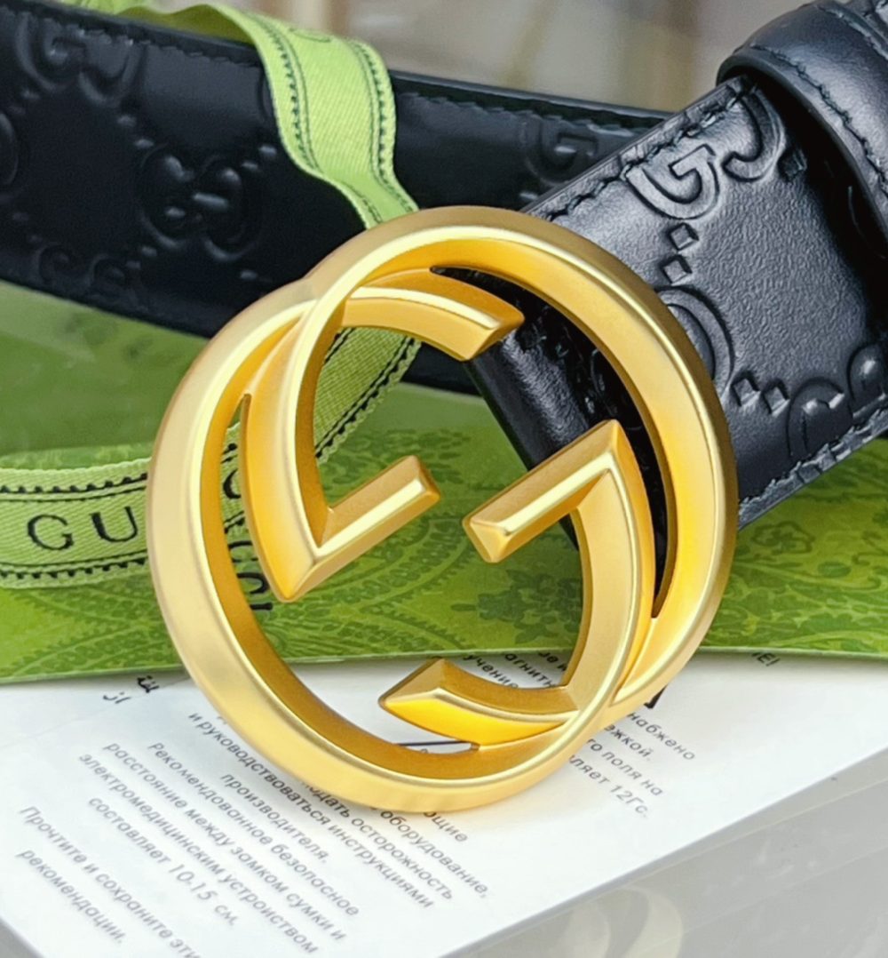 1:1 Replica Gucci GG Marmont Reversible Belt Black, Women Belt