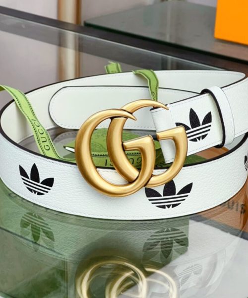1:1 Replica Gucci GG Marmont Reversible Belt White, Women Belt
