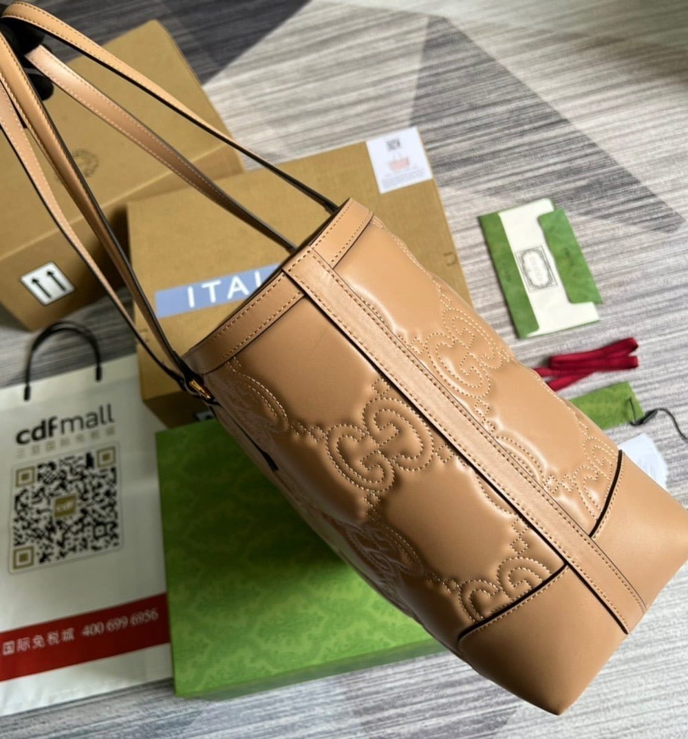 1:1 Replica Gucci GG Medium Tote Beige For Women, Women's Bags 15in/38cm GG 631685 UM8IG 9500