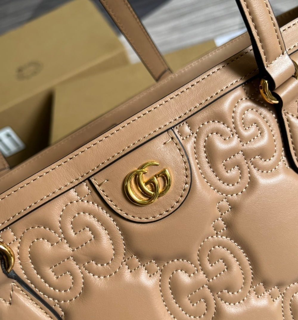 1:1 Replica Gucci GG Medium Tote Beige For Women, Women's Bags 15in/38cm GG 631685 UM8IG 9500