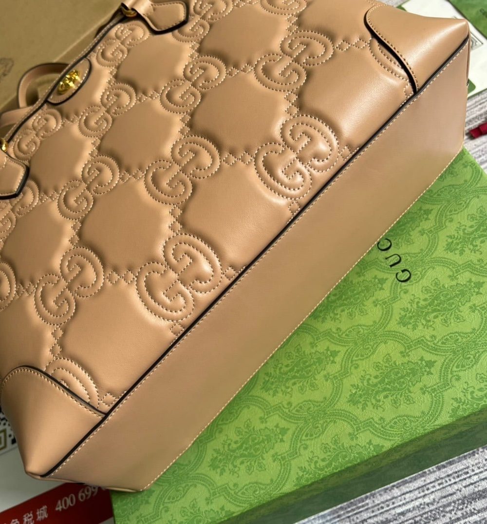1:1 Replica Gucci GG Medium Tote Beige For Women, Women's Bags 15in/38cm GG 631685 UM8IG 9500