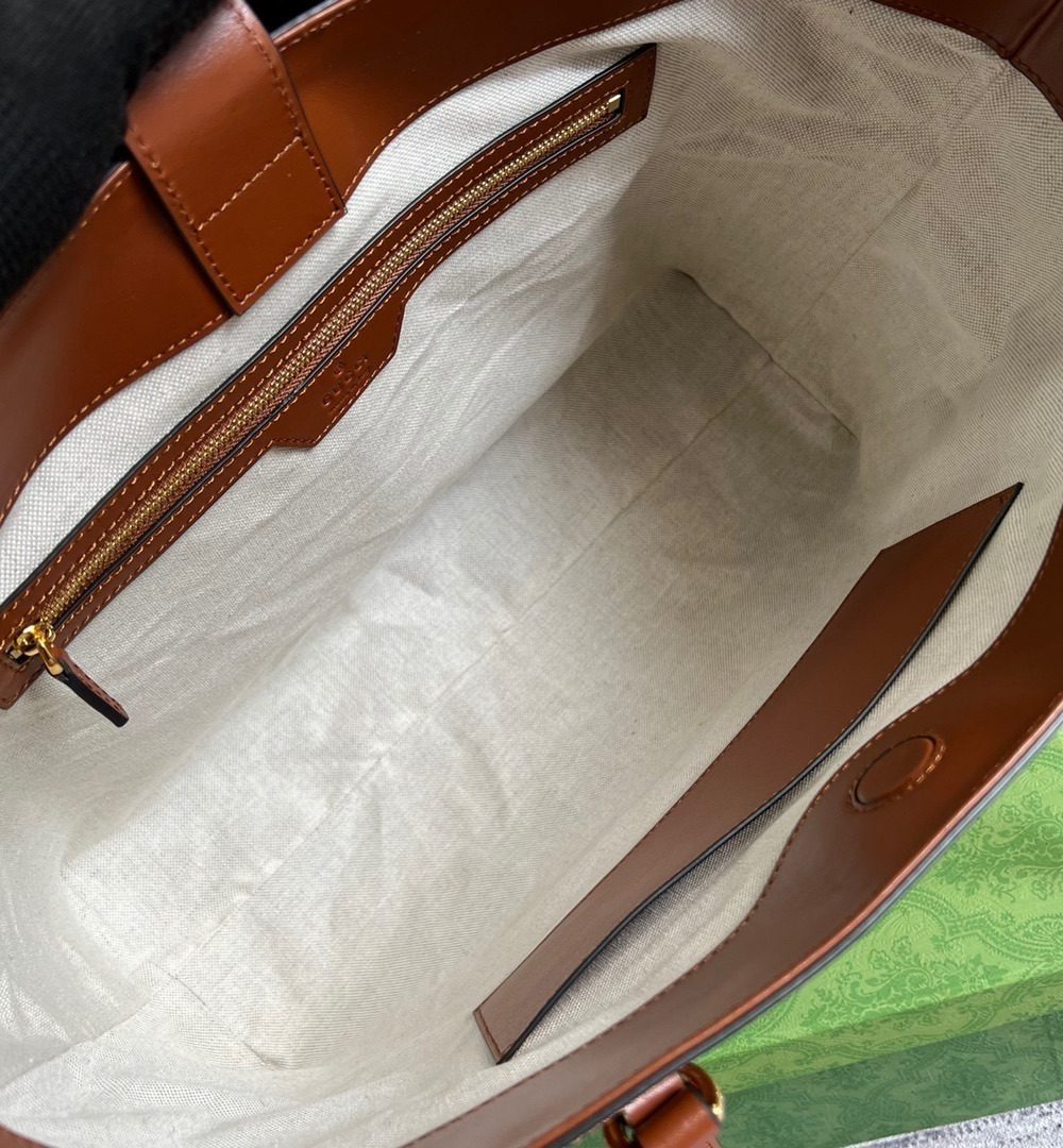 1:1 Replica Gucci GG Medium Tote Brown For Women, Women's Bags 15in/38cm GG 631685 UM8IG 2546