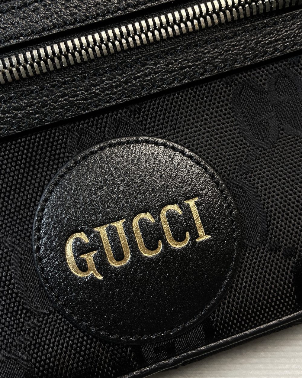 1:1 Replica Gucci Gucci Off The Grid Belt Bag Black GG ECONYL® For Men  9.5in/24cm GG 631341 H9HBN 1000